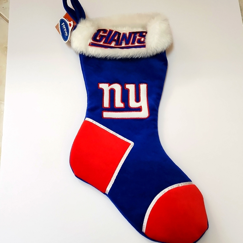 Vintage NFL NY Giants Forever Collectables Christmas Stocking